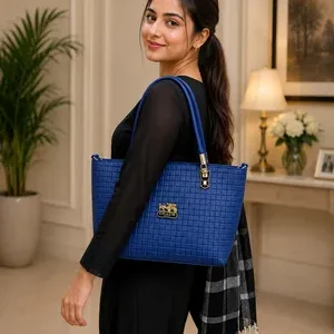 Women's Leather Plain Shoulder Bag