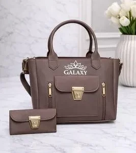 Leather Handbag & Wallet Set for Women