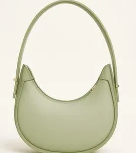 Girl's Leather Plain Shoulder Bag