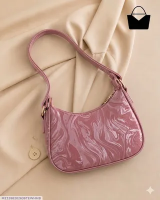 Printed Leather Shoulder Bag for Women - Image 5