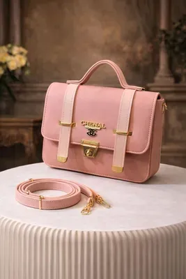 Mustard Leather Shoulder Bag for Women - Image 5