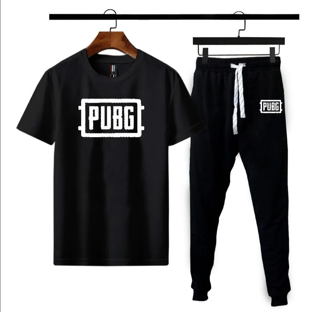 Men PUBG Graphic Cotton Track Suit - Image 3