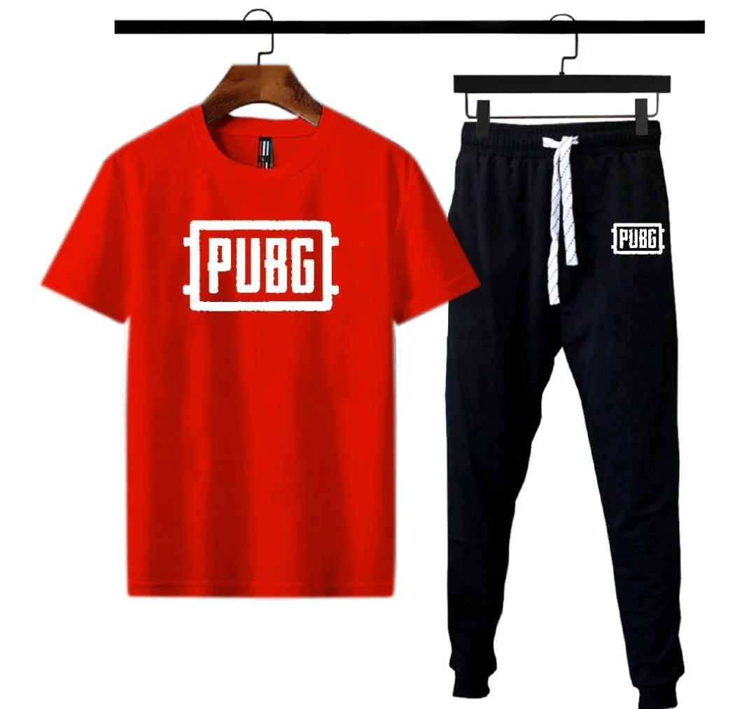 Men PUBG Graphic Cotton Track Suit - Image 2