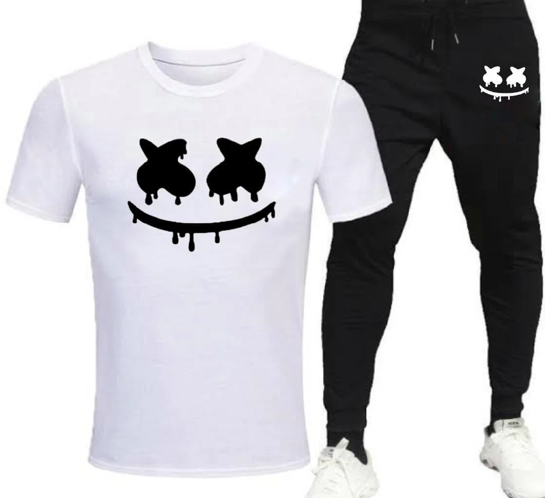 Men Graphic Cotton Track Suit - Image 2