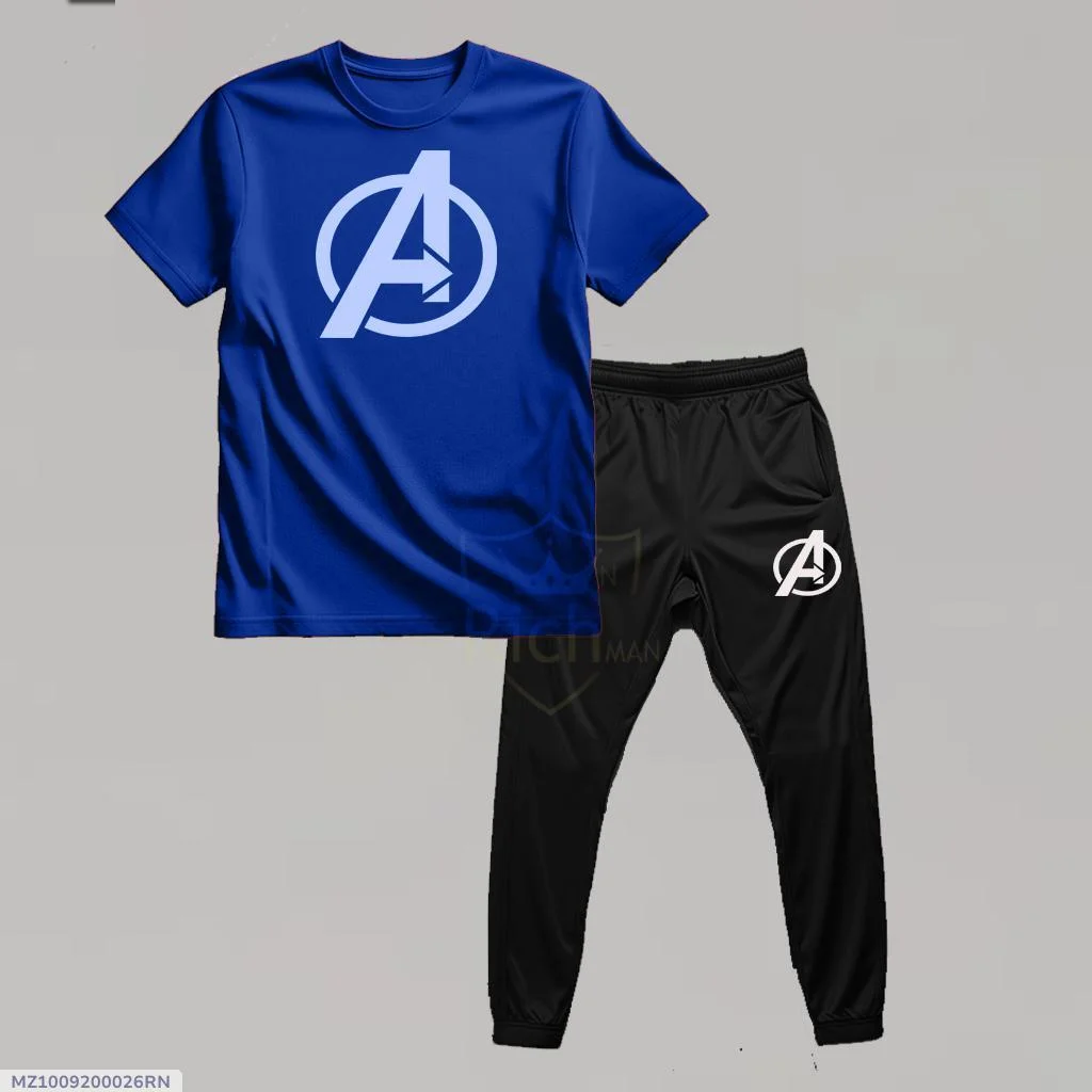 Men Avengers Logo Track Suit - Image 3
