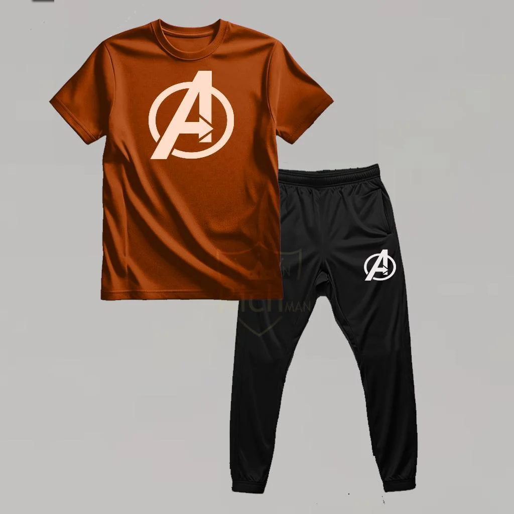 Men Avengers Logo Track Suit - Image 4