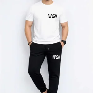 Men NASA Printed Track Suit 2 Pcs