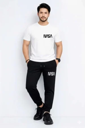 Men NASA Printed Track Suit 2 Pcs
