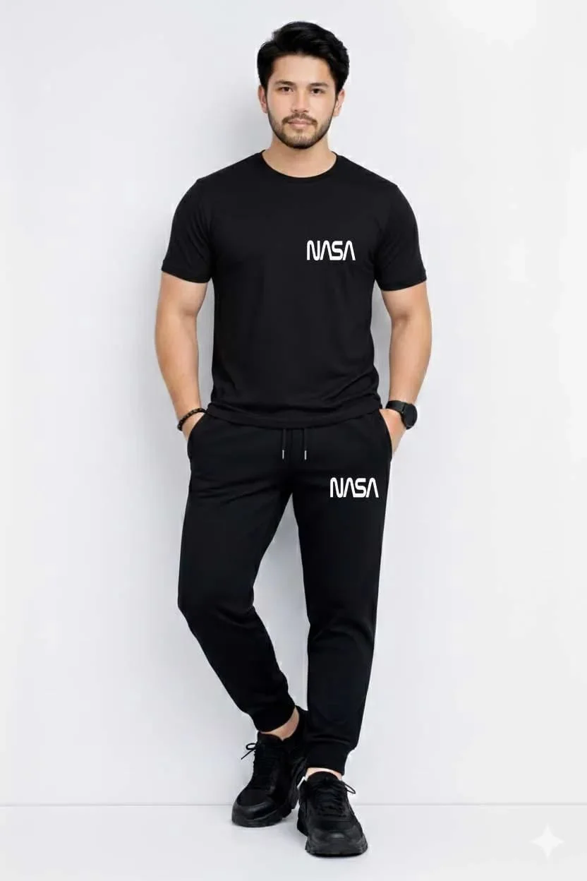 Men NASA Printed Track Suit 2 Pcs - Image 5