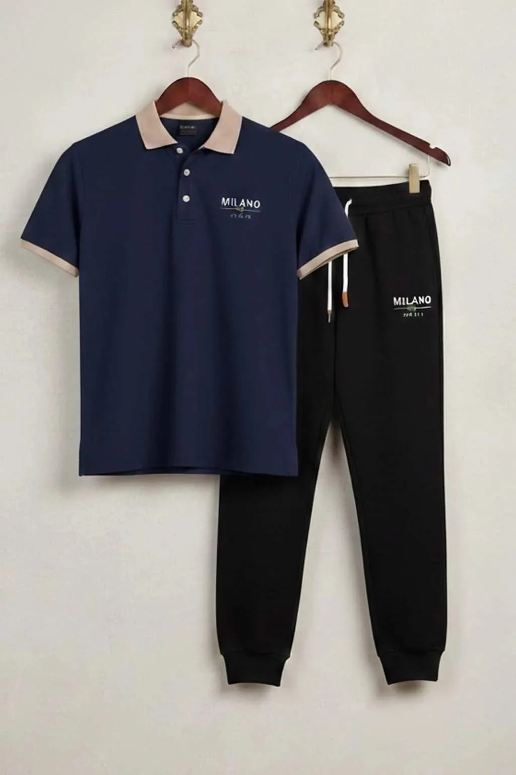 Men Printed Track Suit Set MILANO Polyster - Image 3