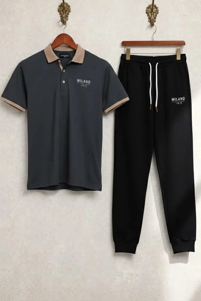 Men Printed Track Suit Set MILANO Polyster - Image 7