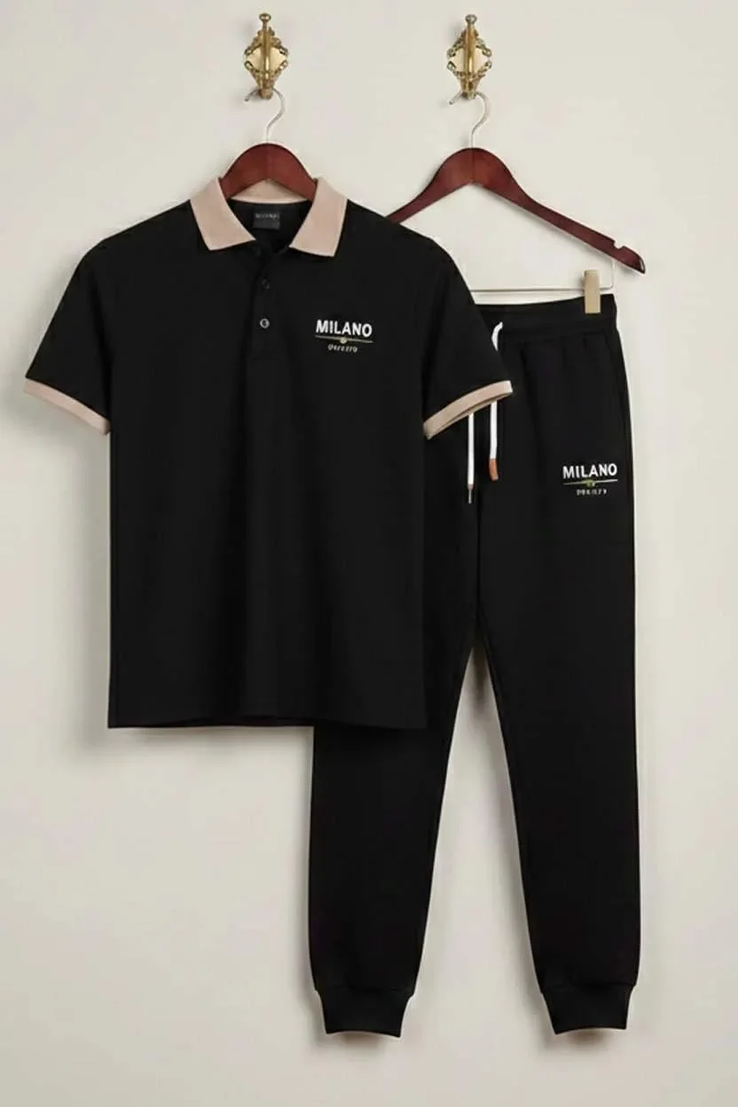 Men Printed Track Suit Set MILANO Polyster - Image 6